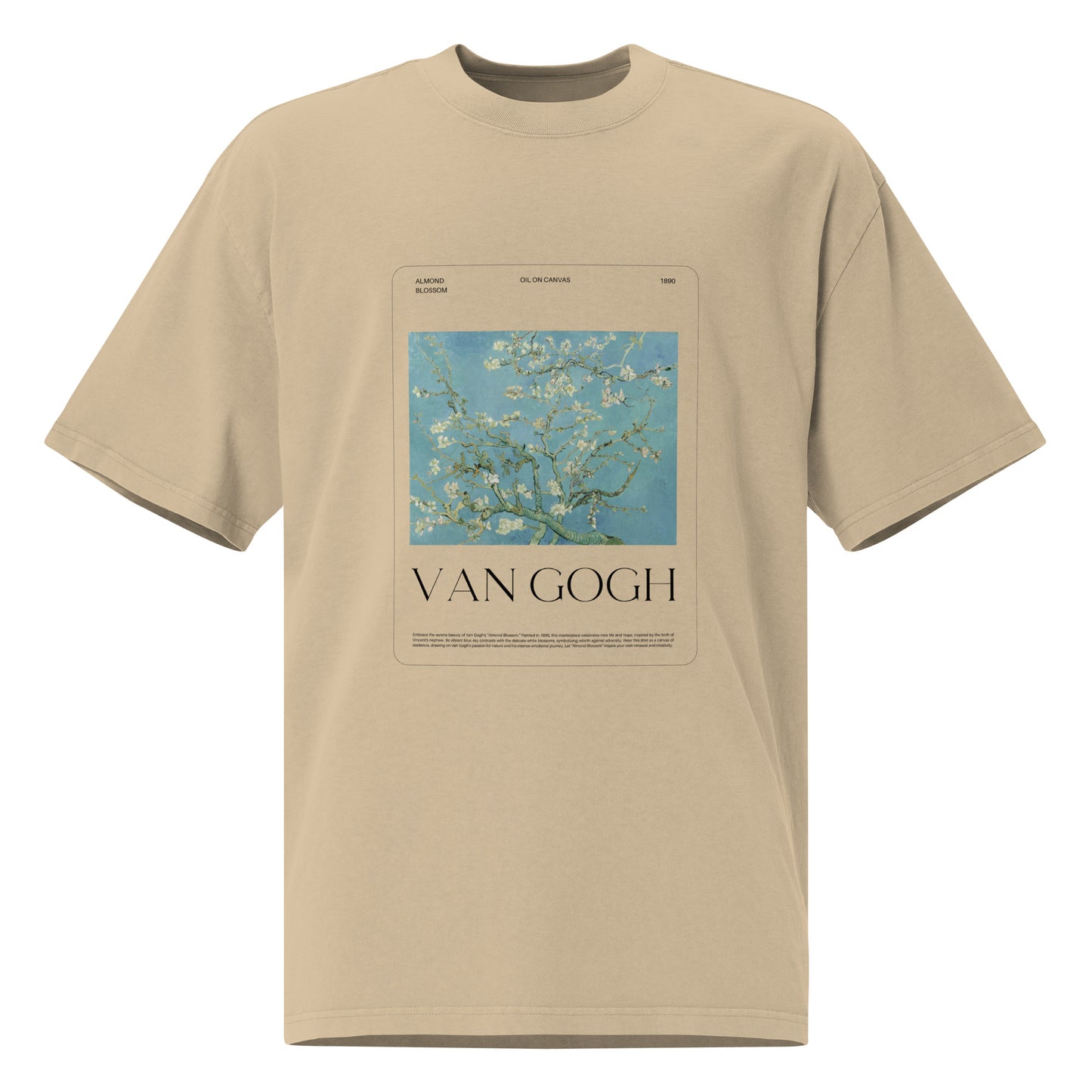 Van Gogh Almond Blossom Oversized faded t-shirt