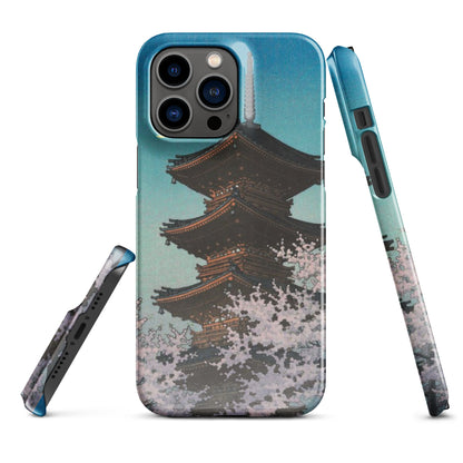 Kawase Hasui Temple case for iPhone®