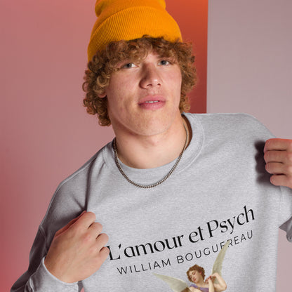 L'Amour et Psyche by William-Adolphe Bouguereau Unisex Sweatshirt